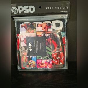 PSD Vibrant Men's Boxer Briefs Pack